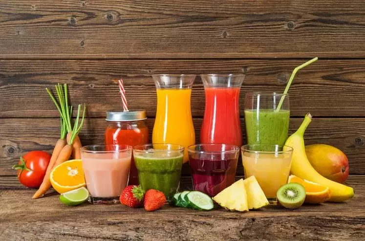음주 다이어트를 위한 과일 및 야채 주스
